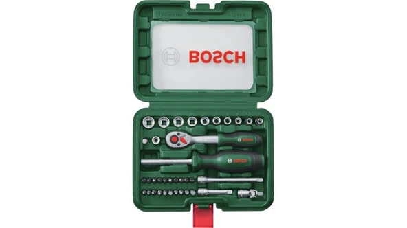Bosch 1/4" Cırcır Anahtar Seti 37 Parça - Resim 2
