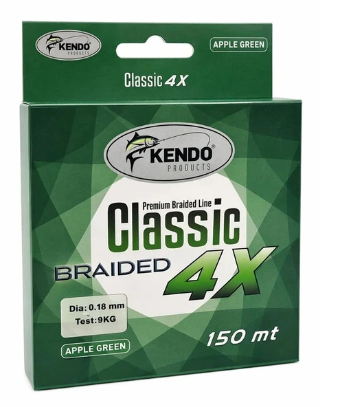 Kendo Classic 4X 150m Apple Green Örgü İp ürün görseli 1