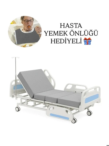 VİSCOMET TELA KUMAŞ HASTA KARYOLASI YATAĞI 90X190X12 ürün görseli 1