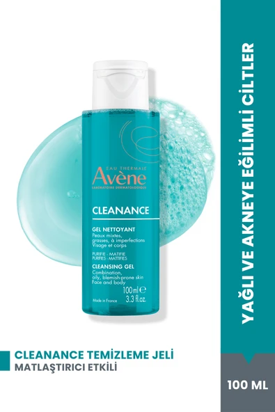Avène Cleanance Karma ve Yağlı Ciltler İçin Temizleme Jeli 100 ml ürün görseli 1