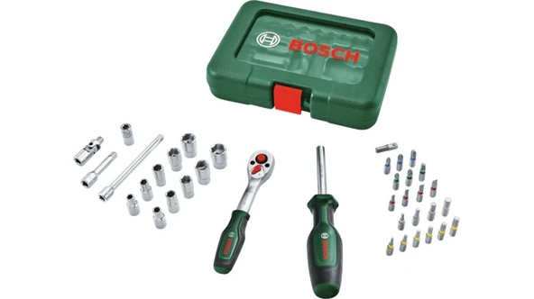 Bosch 1/4" Cırcır Anahtar Seti 37 Parça - Resim 3