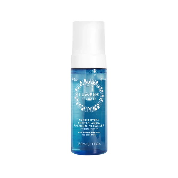 Lumene Arctic Aqua Foaming Cleanser - Kutup Kaynak Suyu İçeren Temizleme Köpüğü 150 ml ürün görseli 1