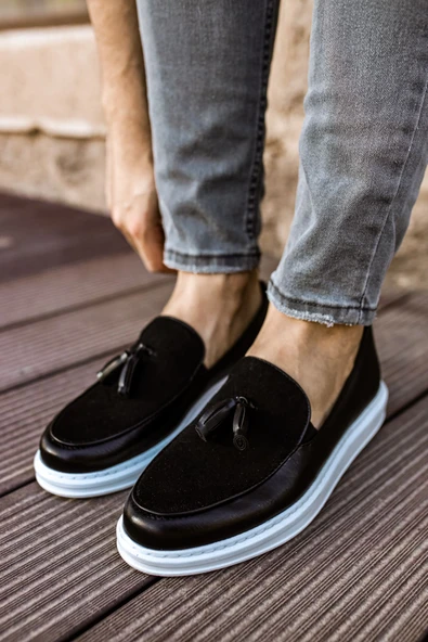 Ch002 - Cbt Loafer Pelle Erkek Ayakkabı Siyah ürün görseli 1