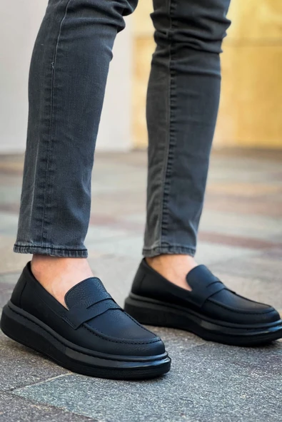 Robert - Rs615 Siyah Erkek Loafer Ayakkabı Siyah St ürün görseli 1