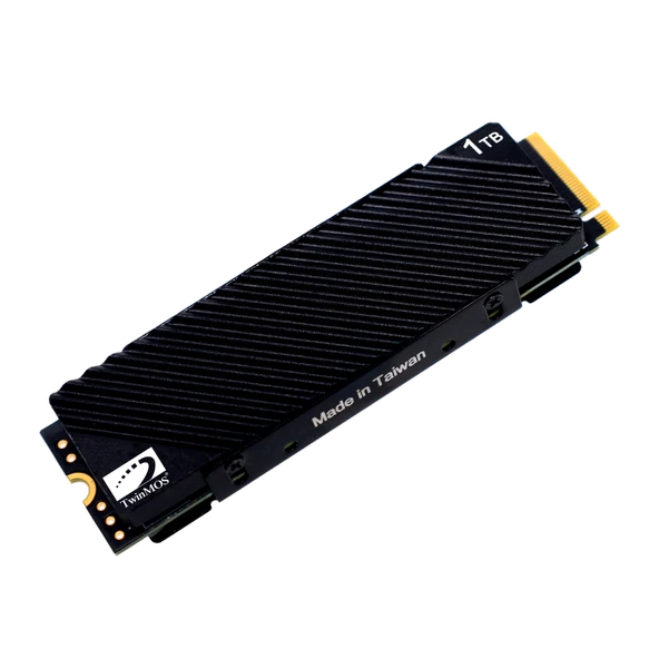 Twinmos Nv1Tbg42280, 1Tb, 7500-6800Mb/S, Gen4, Nvme Pcie M.2 2280, Ssd, Tlc 3Dnand (Soğutuculu) ürün görseli 1