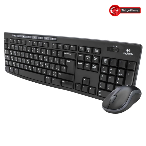 Mk270, 920-004525, Kablosuz, Türkçe Q, Klavye Mouse Set ürün görseli 1