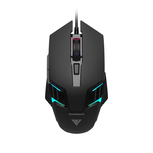 Gamdias Aura Gs4, Çok Renkli Aydınlatma, Usb Kablolu, 6 Tuşlu, Mouse, 3.600 Dpi, Siyah ürün görseli 1