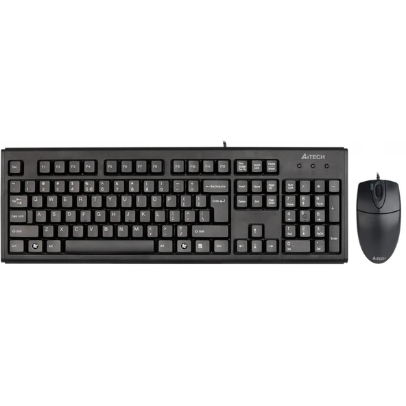 A4-Tech Km-72620D Usb Standart Türkçe Q Klavye/Mouse Set ürün görseli 1