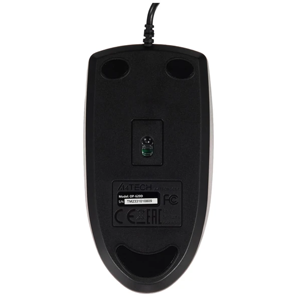 A4-Tech Op-620D 2X Click Usb Optik Mouse Siyah - Resim 2