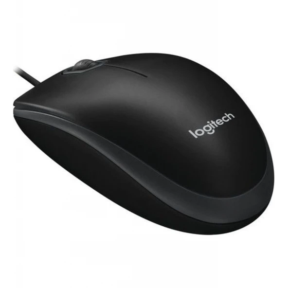 910-003357, B100 Siyah, Usb Kablolu, 1000Dpi, Optik, 3 Tuşlu, Mouse ürün görseli 1