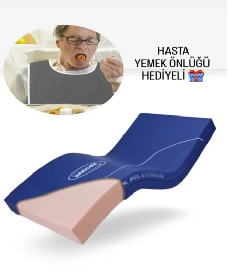 VİSCOMET ÇÖKMEYEN HASTA KARYOLASI YATAĞI SÜNGER 90X190X14 cm ürün görseli 1