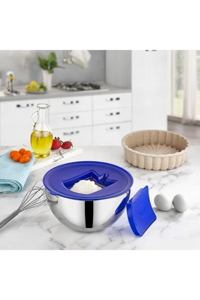 Gülsan 22cm Çelik Karıştırma Saklama Kabı ürün görseli 1