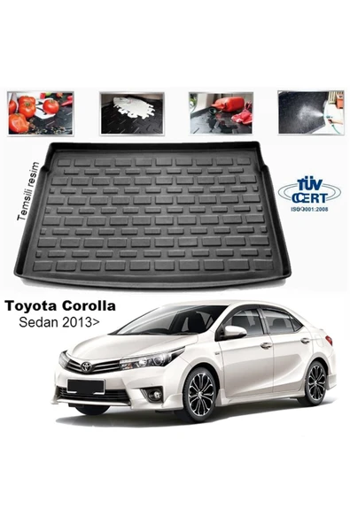 Leader Toyota Corolla Bagaj Havuzu Paspası 2013-2018 ürün görseli 1