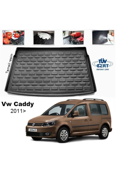 Leader Volkswagen Caddy Bagaj Havuzu Paspası 2011 Sonrası ürün görseli 1