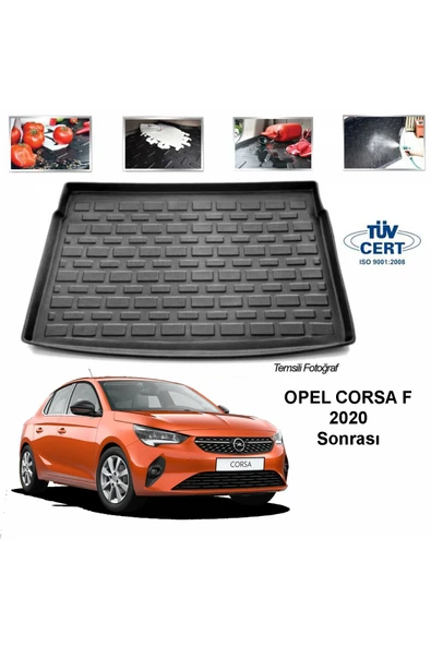 Leader Opel Corsa F Bagaj Havuzu Paspası 2020 Sonrası ürün görseli 1
