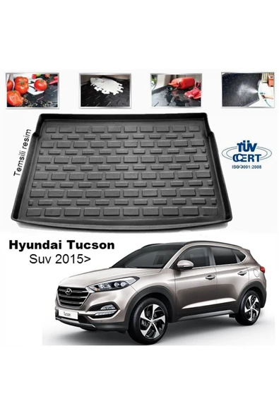 Leader Hyundai Tucson Bagaj Havuzu Paspası 2015 Sonrası ürün görseli 1
