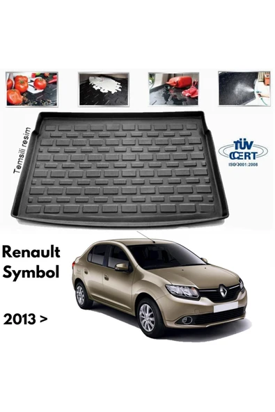 Leader Renault Clio Symbol Bagaj Havuzu Paspası 2013 Sonrası ürün görseli 1