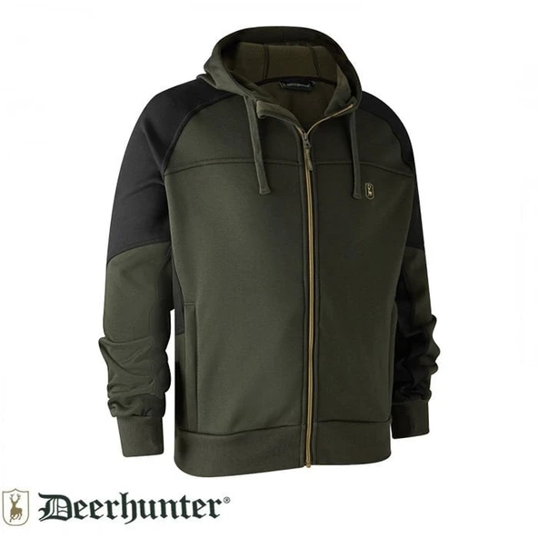 DEERHUNTER Rogaland Şapkalı Yeşil Sweat XL ürün görseli 1