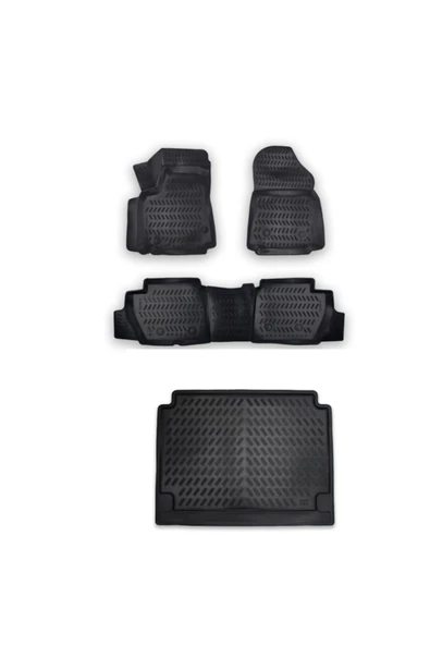 Leader First Citroen Berlingo 3d Havuzlu Paspas + Bagaj Havuzu 2008-2018 ürün görseli 1