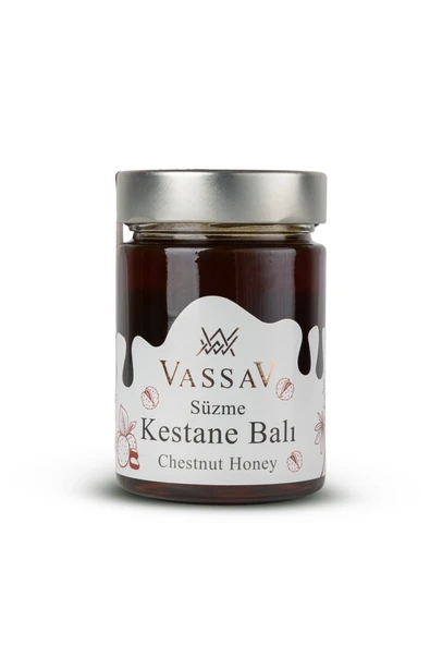 Vassav Kestane Balı Cam kavanoz / 420 gr ürün görseli 1