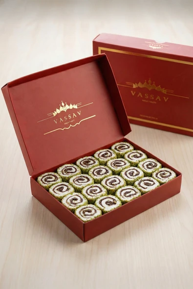 Vassav Fıstıklı Çikolatalı Sultan Lokum 500gr ürün görseli 1