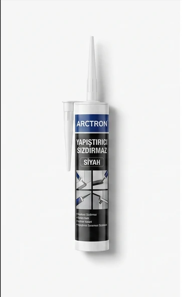Arctron Yapıştırıcı Sızdırmaz Pu mastik 300 ml - Siyah ürün görseli 1