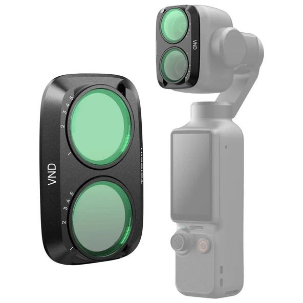 Telesin Osmo Pocket 4p Uyumlu Vnd2-32 Filtre - Osmo Pocket 4 Pro Için Değişken 5 Stop 2-32 Aralığı Filtre ürün görseli 1