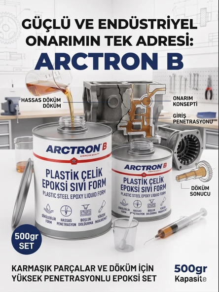 ARCTRON B Plastik Çelik Epoksi Sıvı Form ürün görseli 1