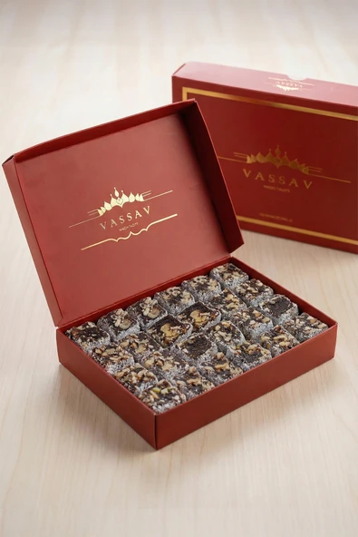 Vassav İncirli Cevizli Lokum 500gr ürün görseli 1