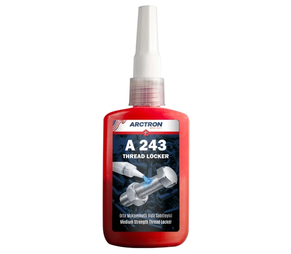 Arctron A243 Orta Mukavemet Civata Sabitleyici - 250 ML ürün görseli 1