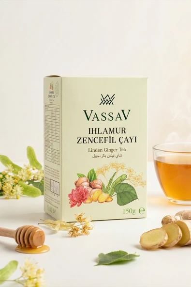 Vassav Ihlamur Zencefil Çayı 150 gr ürün görseli 1