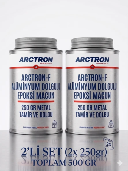 ARCTRON F Alüminyum Dolgulu Epoksi Macun 500 GR ürün görseli 1