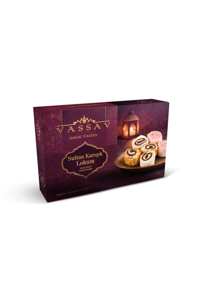 Vassav Sultan Karışık Lokum / 250gr ürün görseli 1