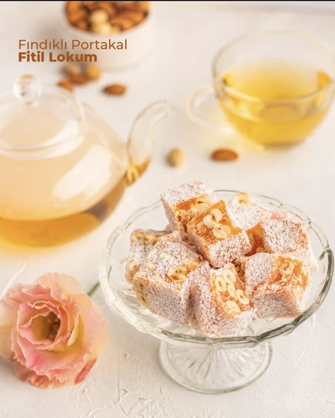 Vassav Fındıklı Portakal Fitil Lokum 1000gr ürün görseli 1