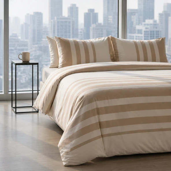 Rosalina Çift Kişilik Nevresim Takım - 65% Pamuk 35% Polyester - 200 cm x 220 cm ürün görseli 1