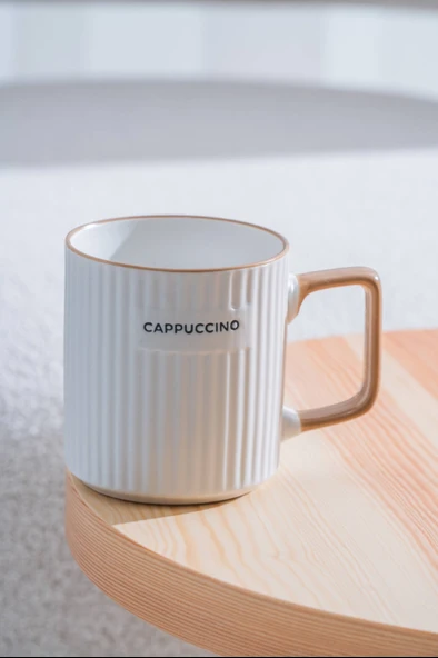 Ruby Porselen Kupa Cappuccino - 350 ml ürün görseli 1