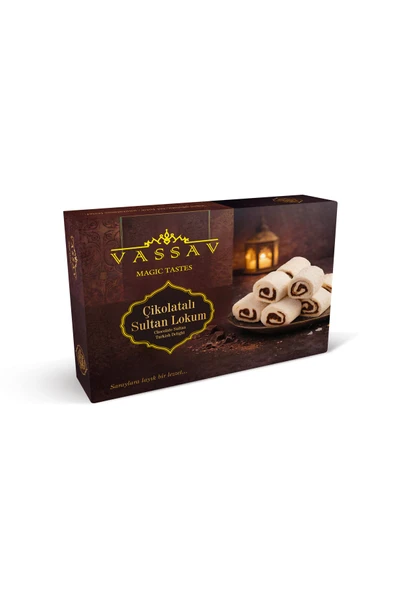 Vassav Çikolatalı Sultan Lokum / 250gr ürün görseli 1