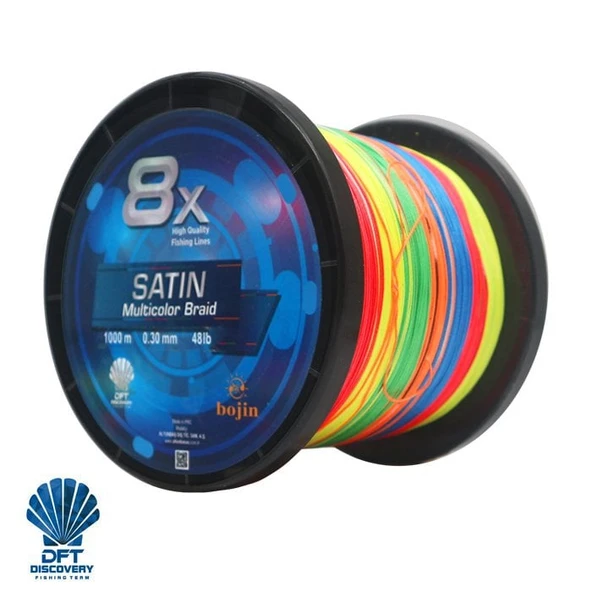 DFT Bojin 8X Satin M.Color İp Misina  0.30mm 1000m ürün görseli 1