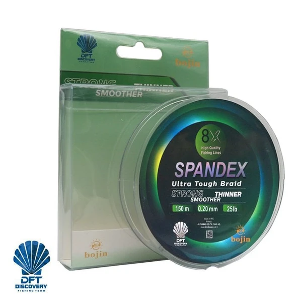 DFT Bojin 8X Spandex İp Misina 0.20 mm 150 m ürün görseli 1