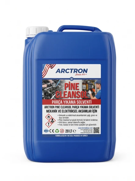 ARCTRON PİNE CLEANSOL Mekanik ve Elektriksel Aksamlar İçin Parça Yıkama Solventi - 20 KG ürün görseli 1