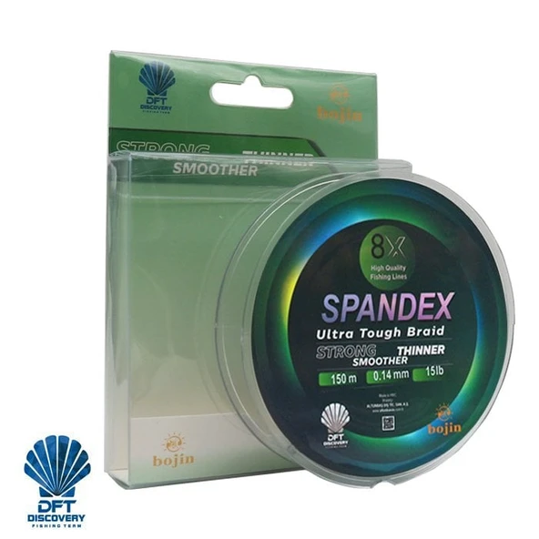 DFT Bojin 8X Spandex İp Misina 0.14 mm 150 m ürün görseli 1