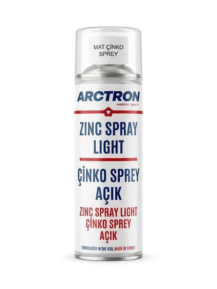 Arctron Çinko - Galvaniz Sprey - Açık 400 ml ürün görseli 1