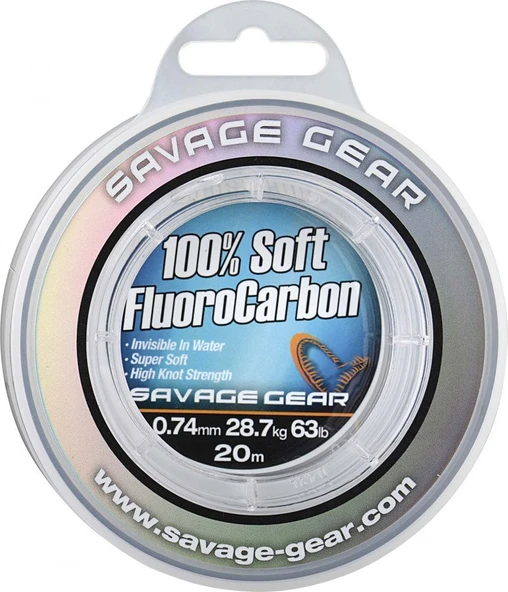 Savage gear Soft Fluoro Carbon 0,92 mm 15 m 40.5 kg 89 lb Misina ürün görseli 1