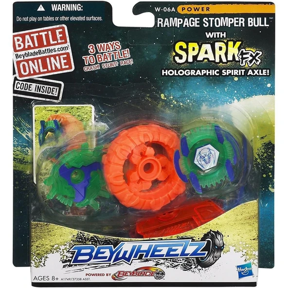 Hasbro Beywheelz W-06 A Rampage Stomper Bull Battler - 37358-A1749 (Lisinya) ürün görseli 1