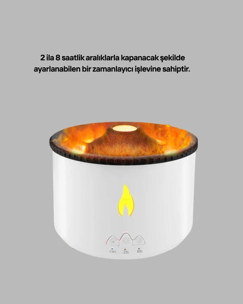 Alevli Aromaterapi Difüzörü - Lisinya - Resim 4