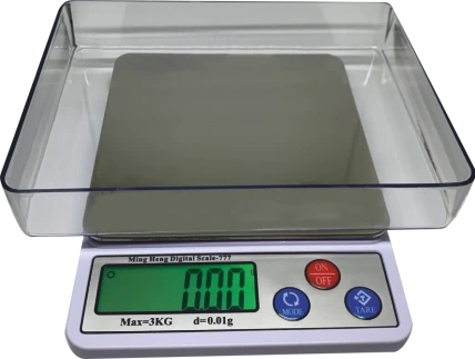 Diamond Dijital Göstergeli Profesyonel Hassas Terazi Mh-777 (3 Kg-0.01) ( Lisinya ) ürün görseli 1