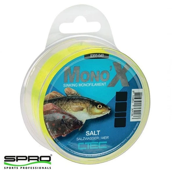SPRO Ctec Salt 0,50mm 15Kg 250M Sarı Misina 1/1 ürün görseli 1