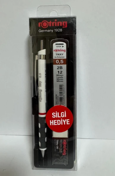 Versatil Beyaz Kalem 0.5+Min+Silgi Hediye ürün görseli 1