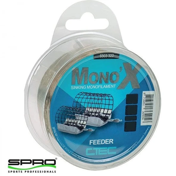 T.SPRO Ctec Feeder 0,30Mm 7,6Kg 400M Kahverengi Misina 1/5 ürün görseli 1