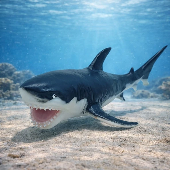 Deniz Hayvanları Serisi - Megalodon 26 cm (Lisinya) ürün görseli 1